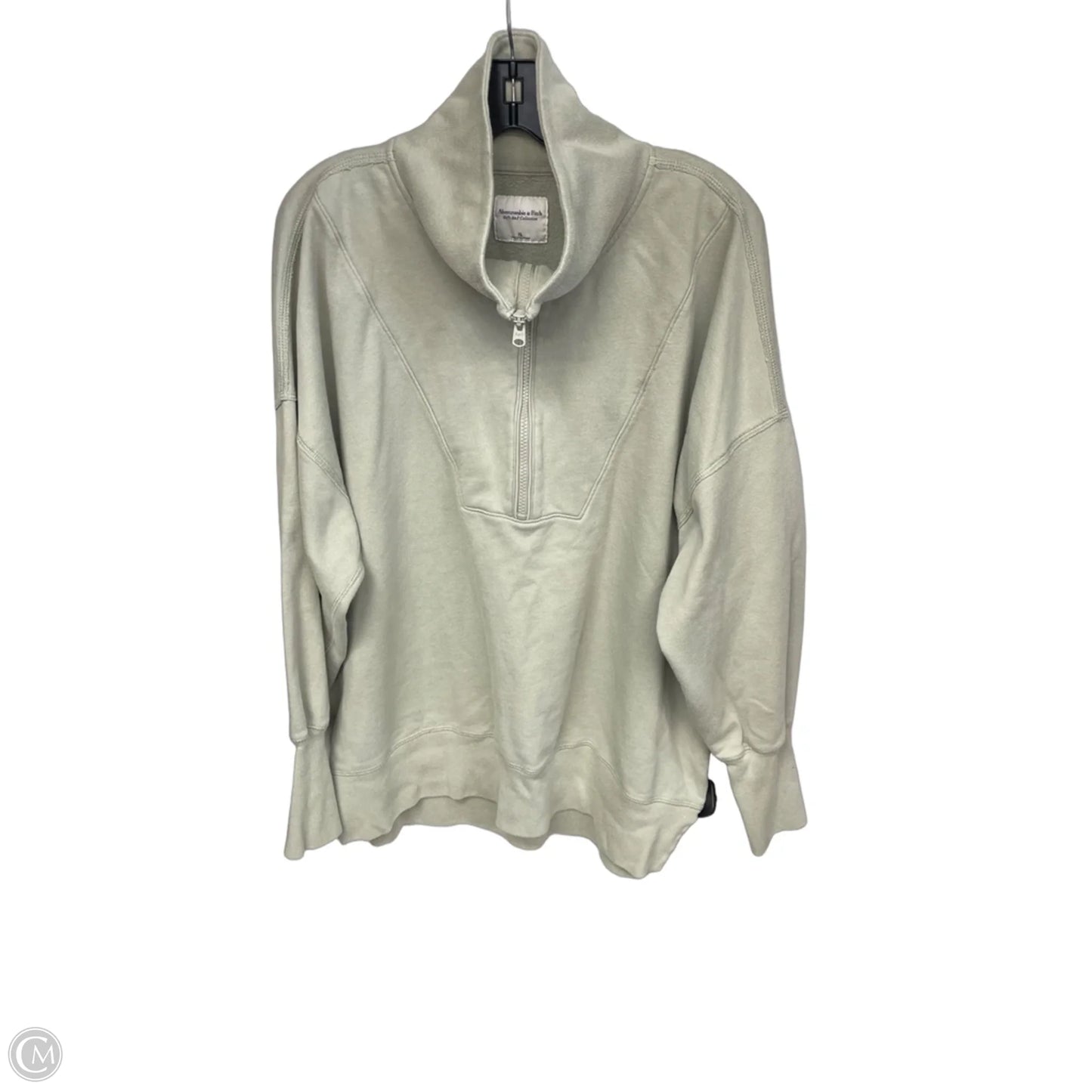 Sweatshirt Collar By Abercrombie And Fitch In Green, Size: Xl