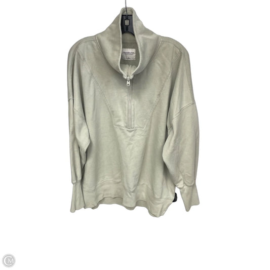 Sweatshirt Collar By Abercrombie And Fitch In Green, Size: Xl