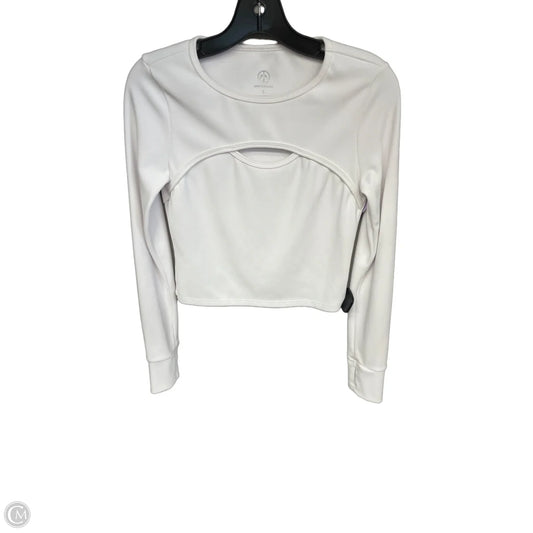 Top Long Sleeve By Move Theology In White, Size: L