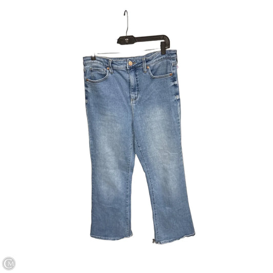 Jeans Flared By Lc Lauren Conrad In Blue Denim, Size: 12