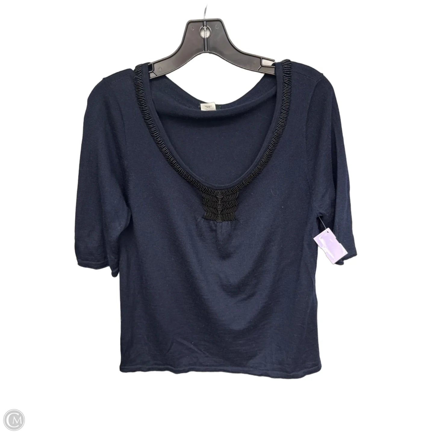 Top Short Sleeve By J. Crew In Blue, Size: L