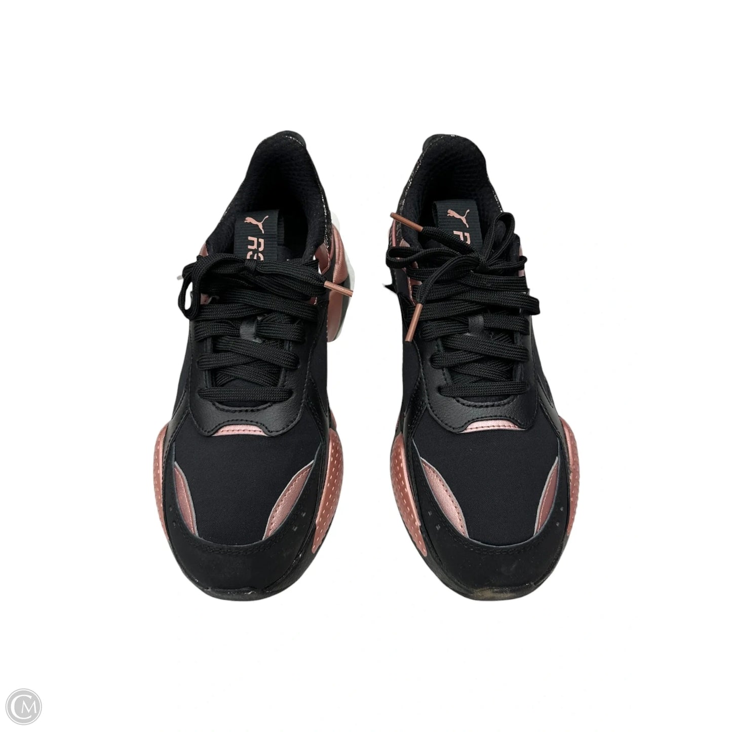 Shoes Athletic By Puma In Black & Pink, Size: 8