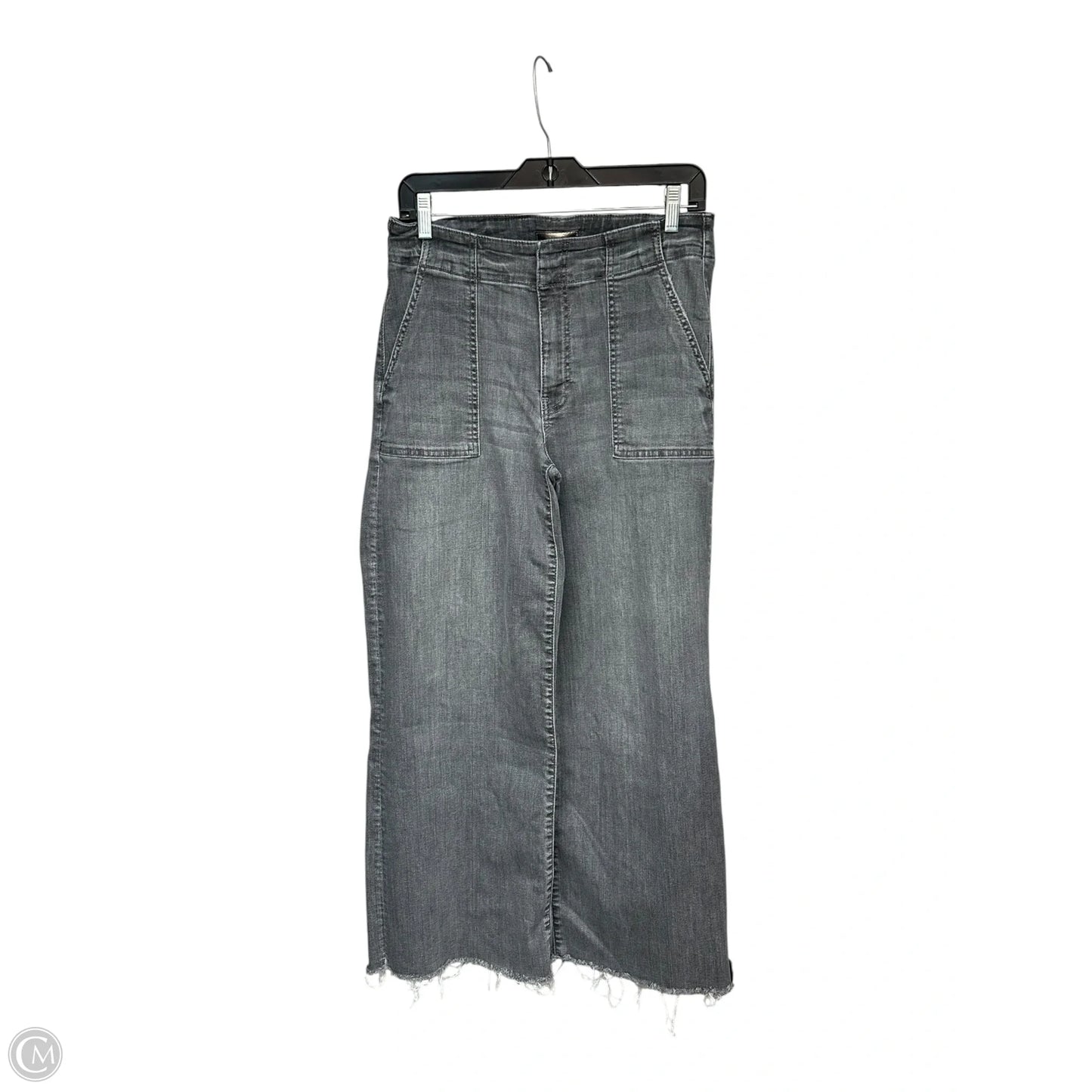 Jeans Wide Leg By Kut In Grey Denim, Size: 6