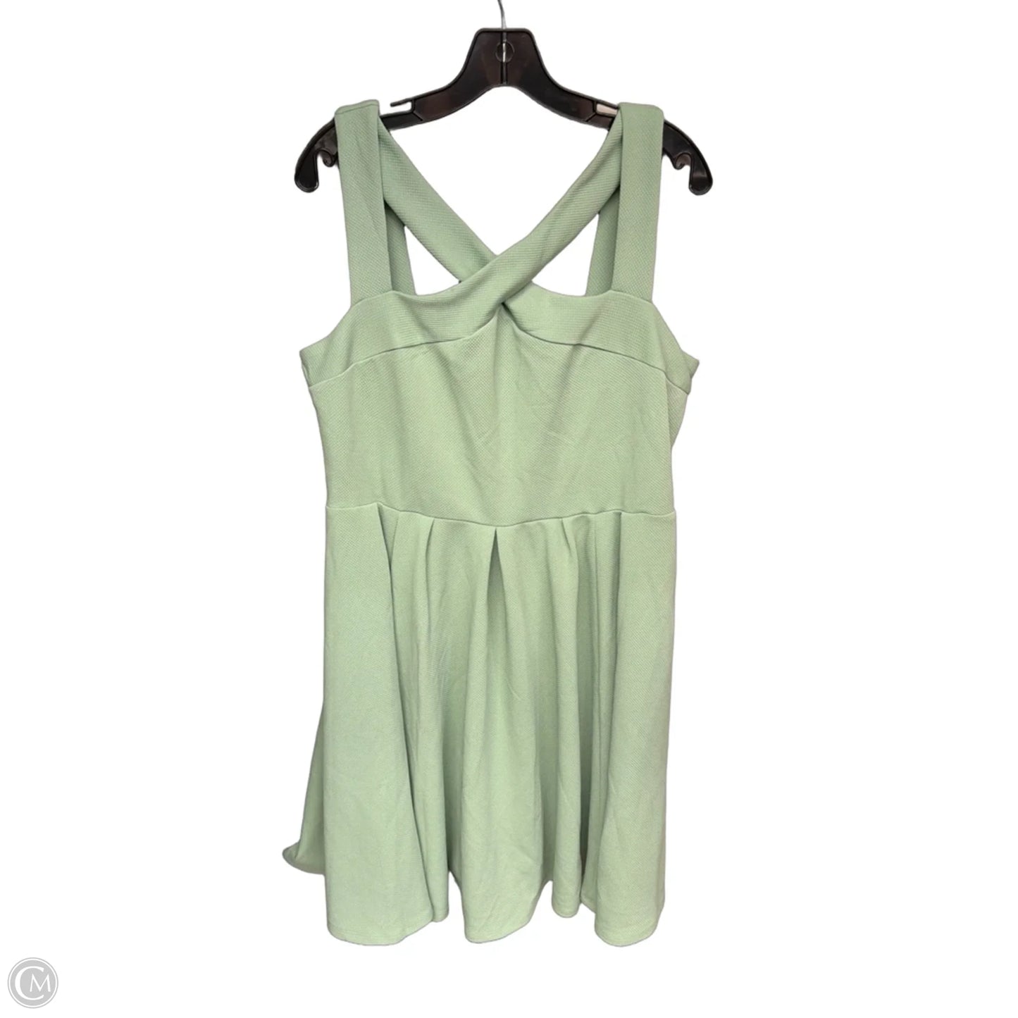 Dress Party Short By Torrid In Green, Size: 1x