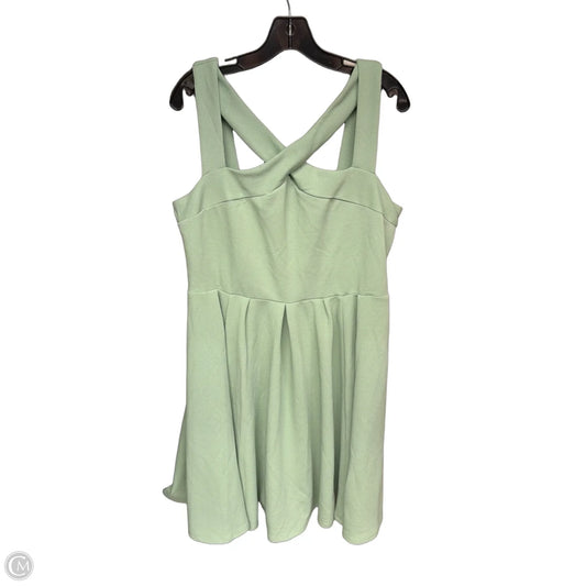 Dress Party Short By Torrid In Green, Size: 1x