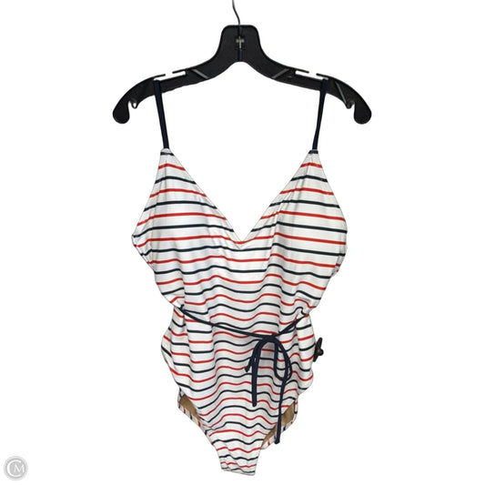 Swimsuit By Old Navy In Striped Pattern, Size: Xxl