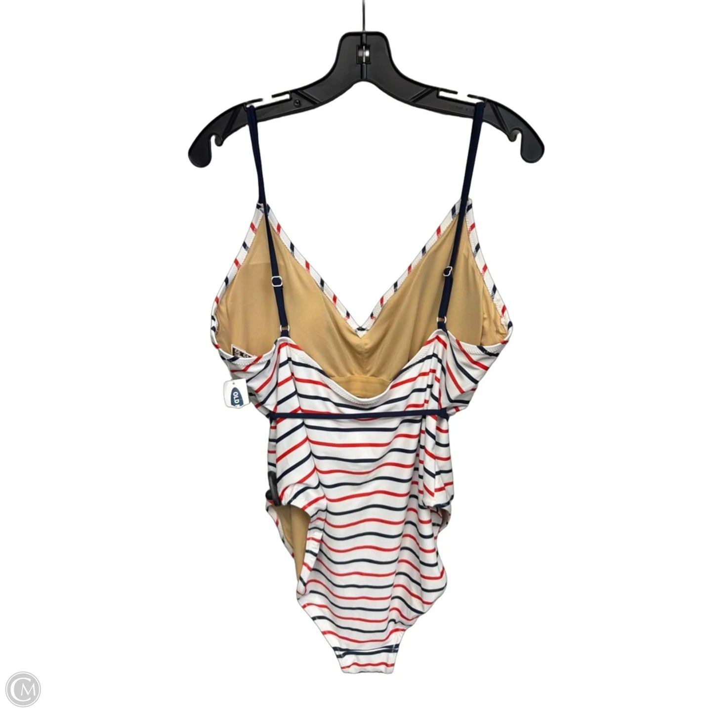 Swimsuit By Old Navy In Striped Pattern, Size: Xxl