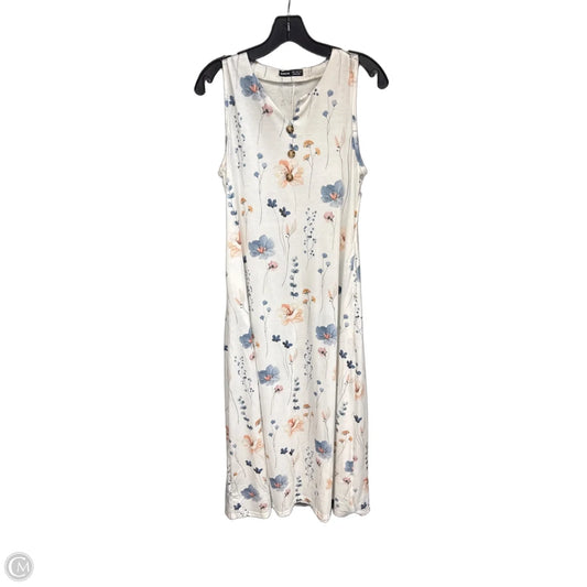 Dress Casual Maxi By Shein In Floral Print, Size: M
