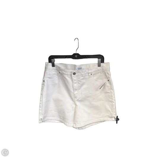Shorts By D Jeans In White Denim, Size: 14