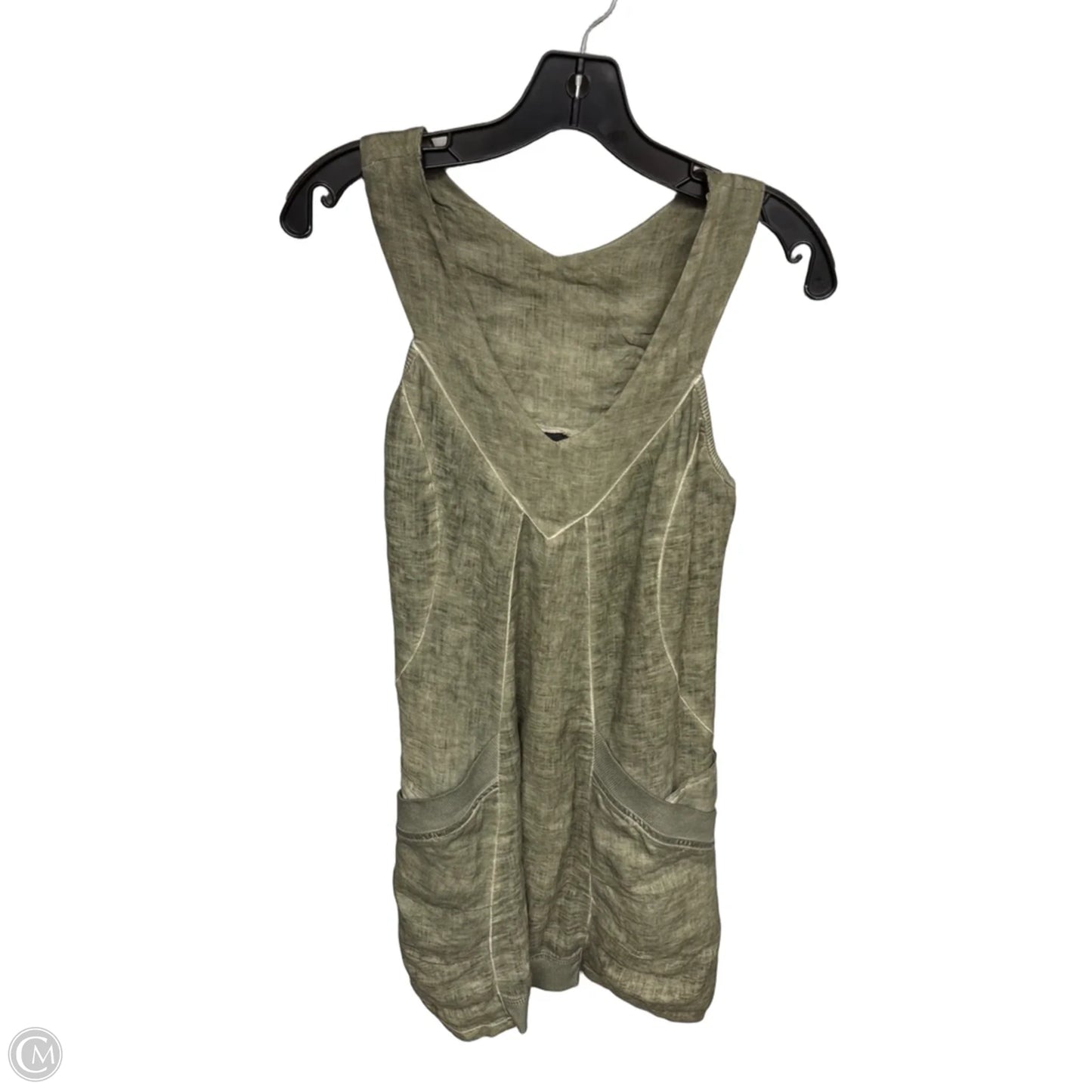 Dress Casual Midi By Cmb In Green, Size: L