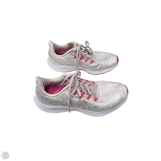 Shoes Athletic By Nike In Grey & Pink, Size: 7.5