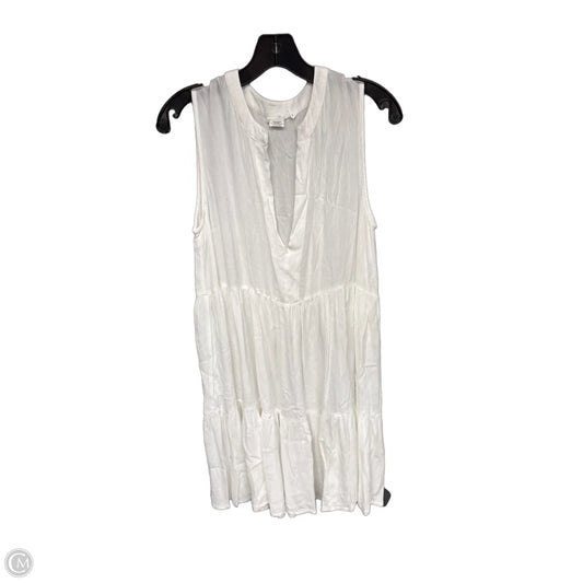 Dress Casual Midi By Bleu In White, Size: S