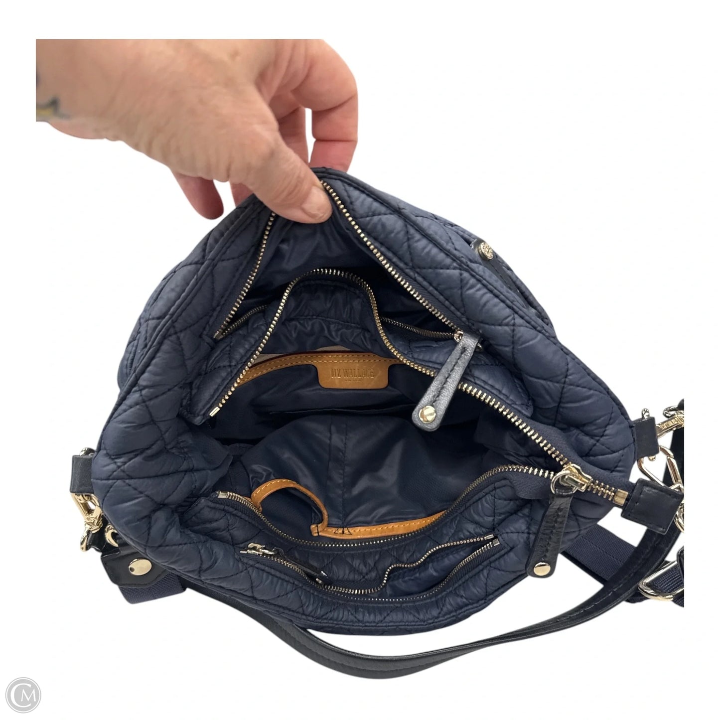 Crossbody Designer By Mz Wallace, Size: Large