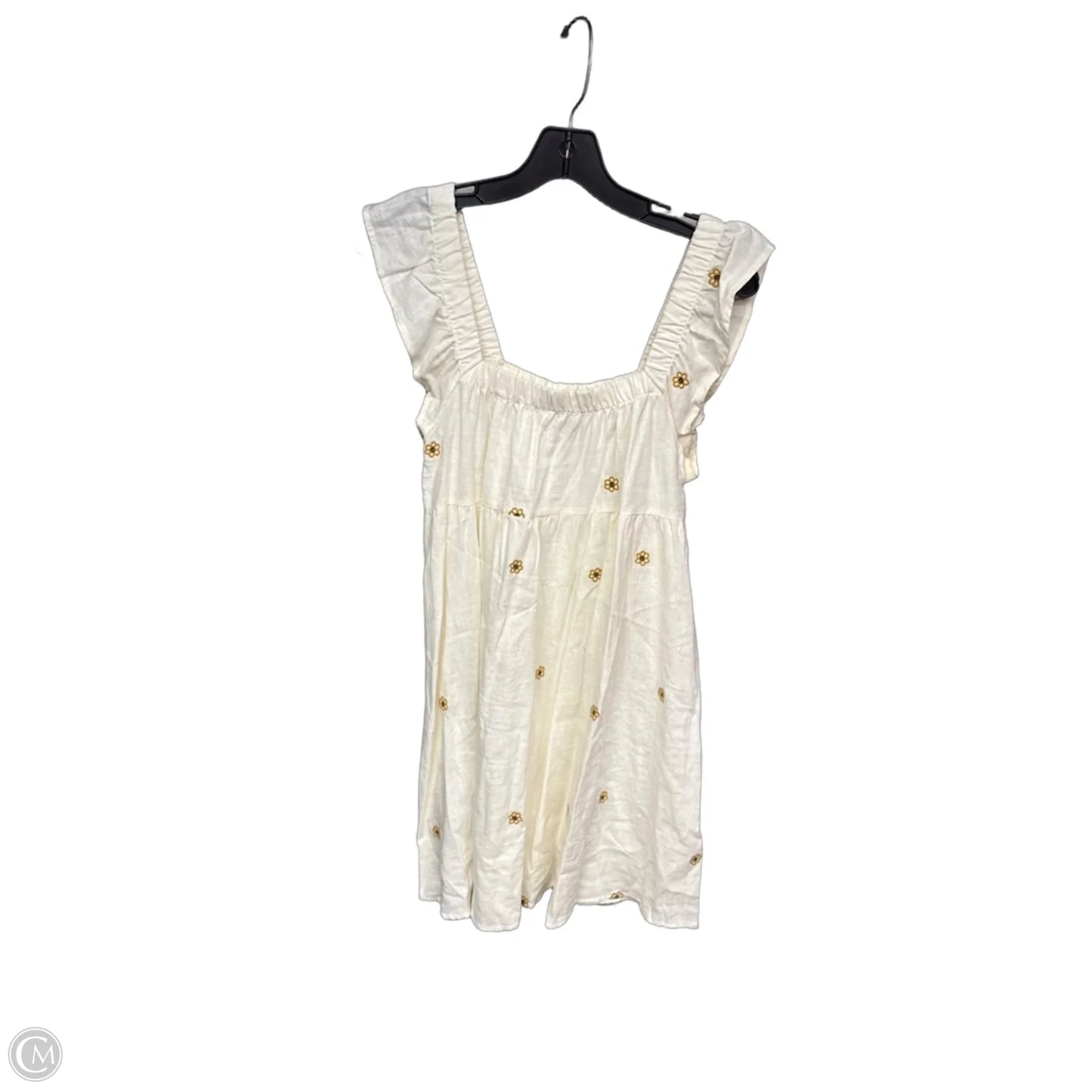 Dress Casual Midi By Wild Fable In Cream, Size: M