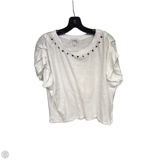 Top Sleeveless By Evereve In White, Size: Xl