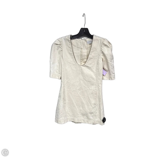 Dress Casual Midi By Something Navy In Cream, Size: Xs