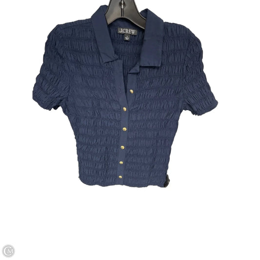 Top Short Sleeve By J. Crew In Blue, Size: S