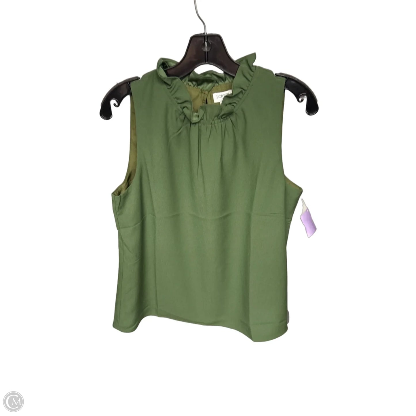 Top Sleeveless By J. Crew In Green, Size: S