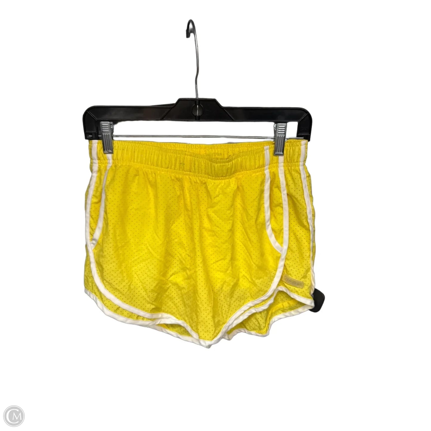 Athletic Shorts By Calvin Klein In Yellow, Size: S