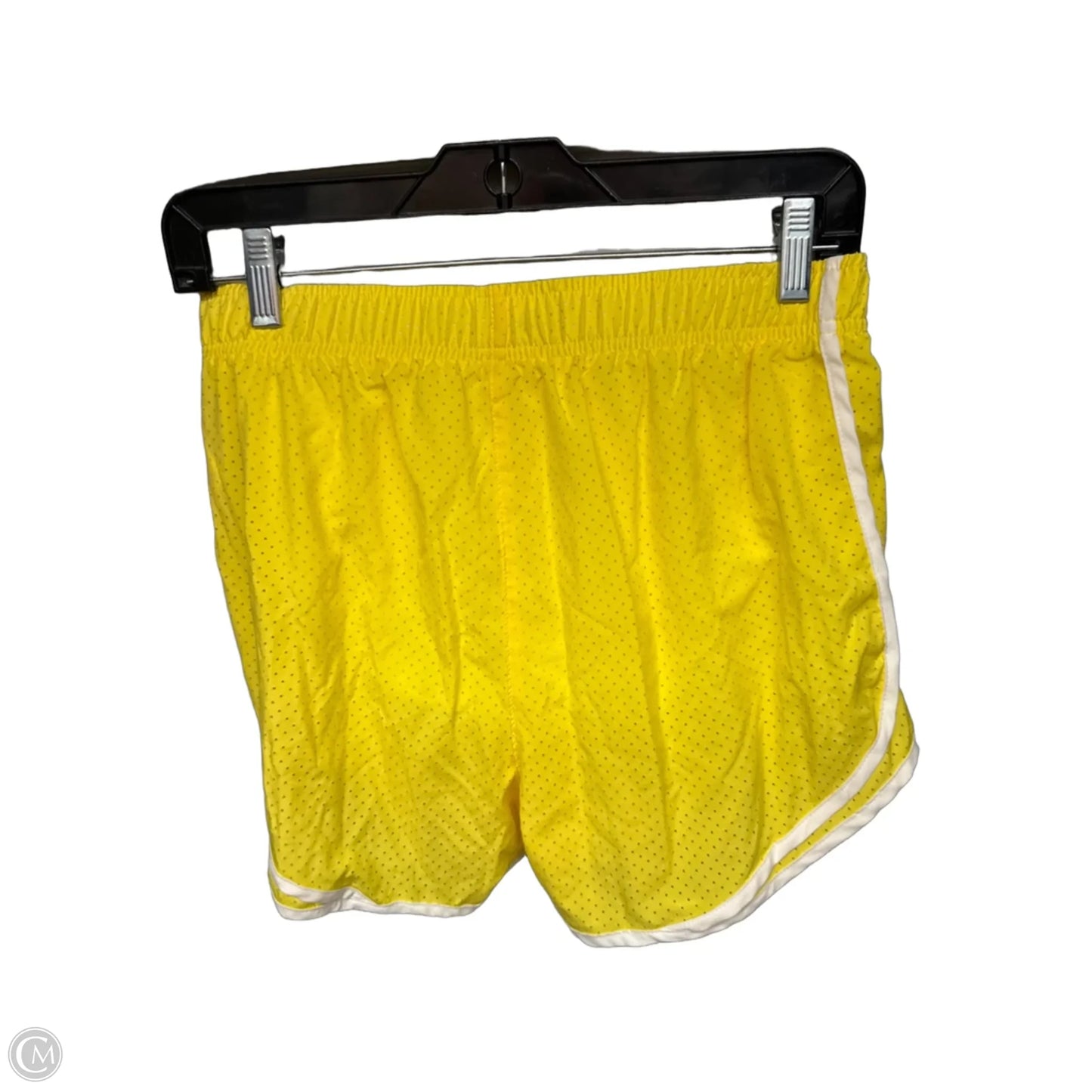 Athletic Shorts By Calvin Klein In Yellow, Size: S