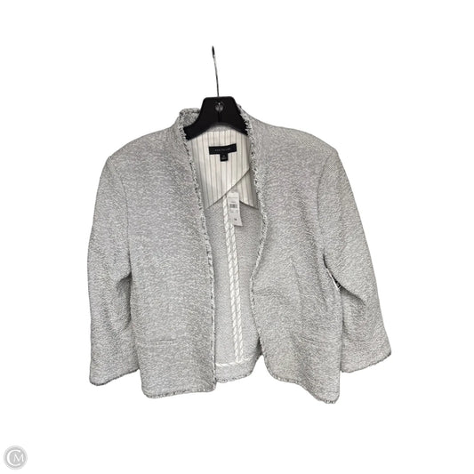 Blazer By Ann Taylor In Grey, Size: 14