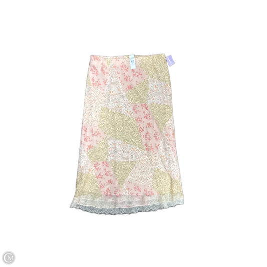 Skirt Maxi By Loft In Orange, Size: Xl