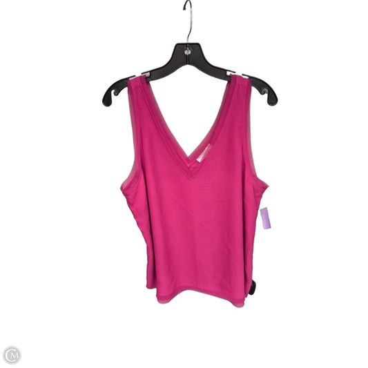 Top Sleeveless By Chelsea 28 In Pink, Size: L