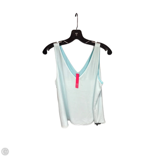 Top Sleeveless By Lilly Pulitzer In Aqua, Size: L