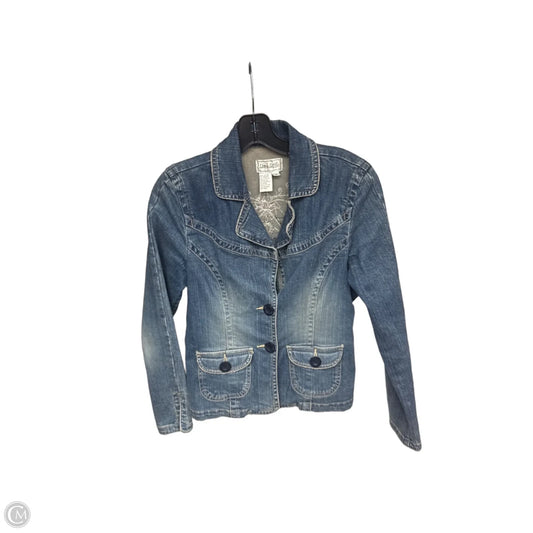 Jacket Denim By Live A Little In Blue Denim, Size: S