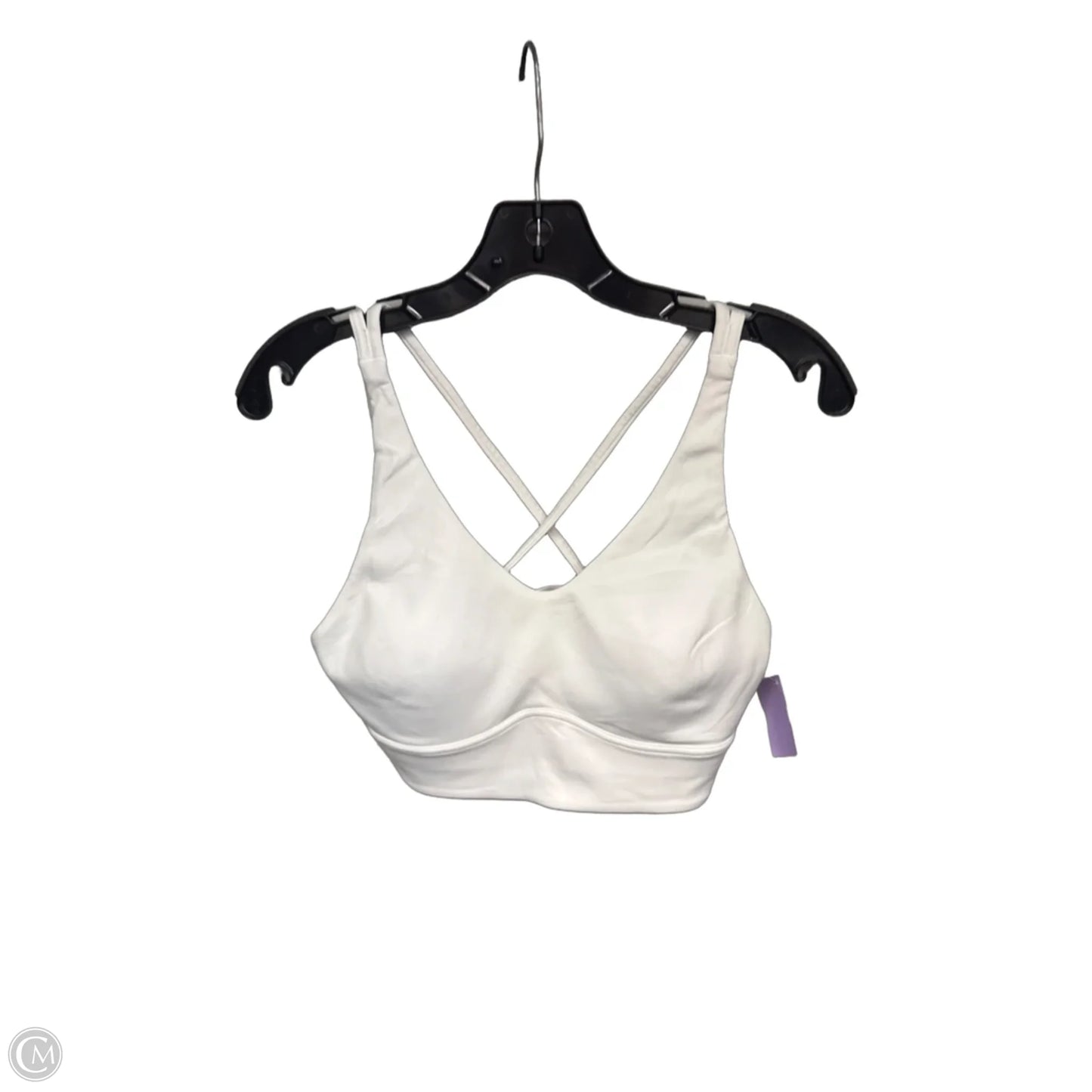 Athletic Bra By Lululemon In White, Size: S
