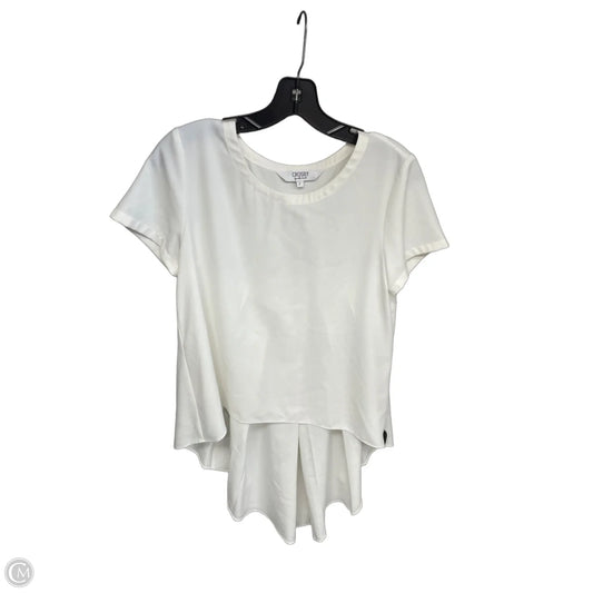 Top Short Sleeve By Crosby In White, Size: S