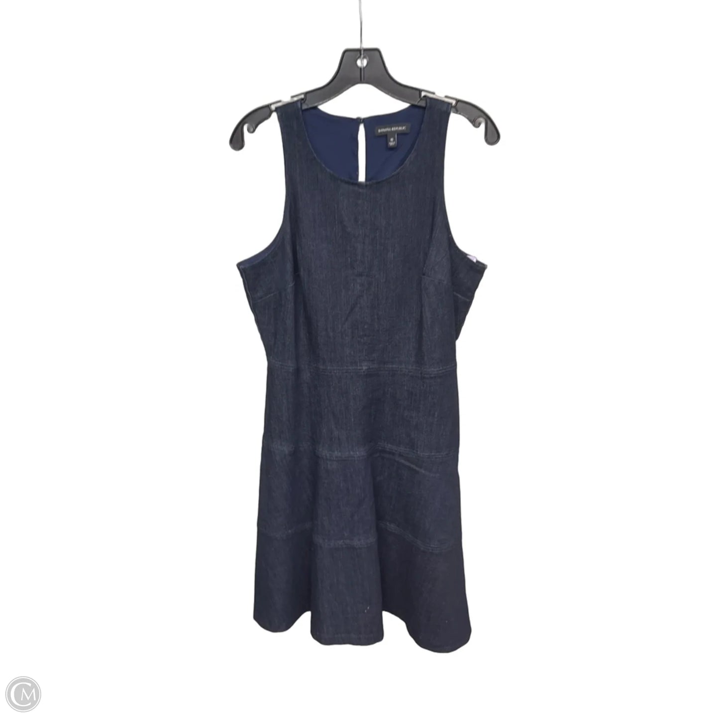 Dress Casual Maxi By Banana Republic In Blue Denim, Size: 10