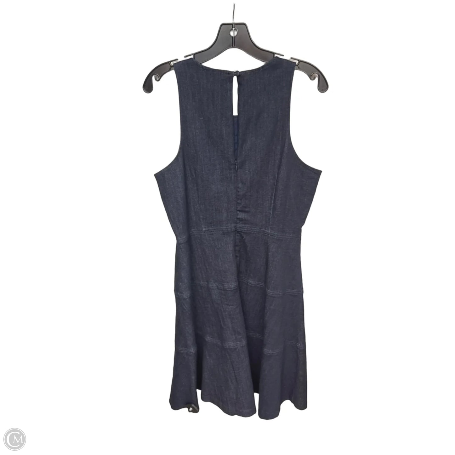 Dress Casual Maxi By Banana Republic In Blue Denim, Size: 10