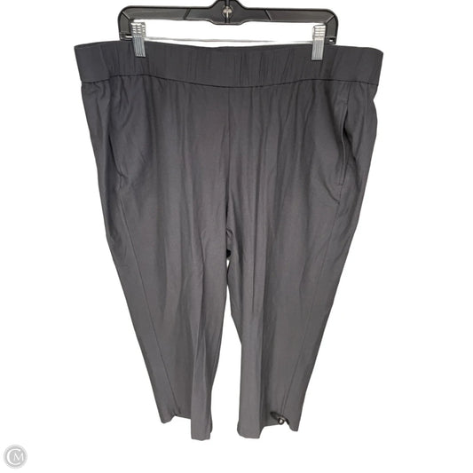 Pants Cropped By Eileen Fisher In Black, Size: 1x