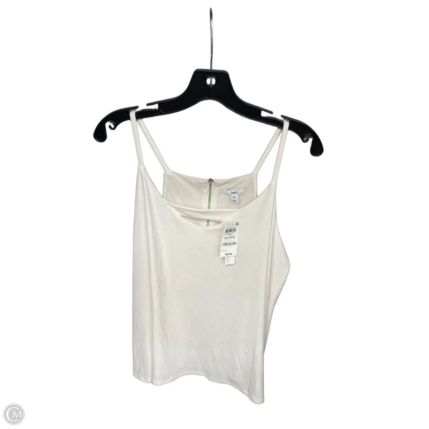 Top Sleeveless By Bar Iii In Ivory, Size: Xxl