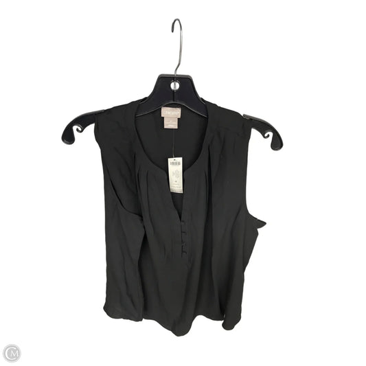 Top Sleeveless By Chicos In Black, Size: 20