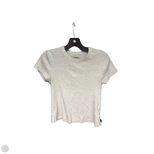 Top Short Sleeve Basic By Old Navy In Grey, Size: L