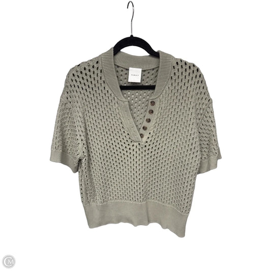Sweater Short Sleeve By Varley In Green, Size: L
