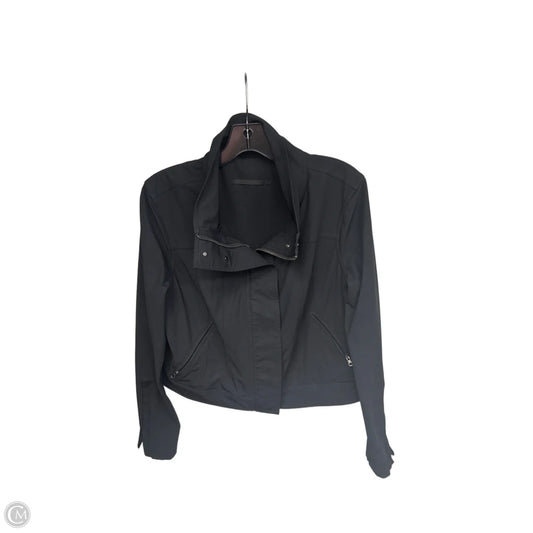 Athletic Jacket By Lululemon In Black, Size: 10
