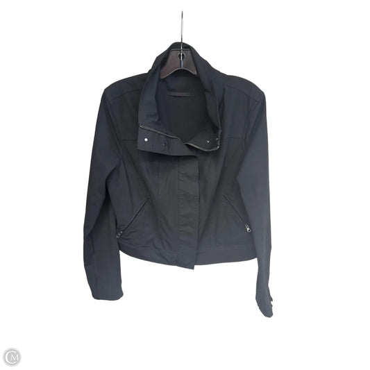 Athletic Jacket By Lululemon In Black, Size: 10