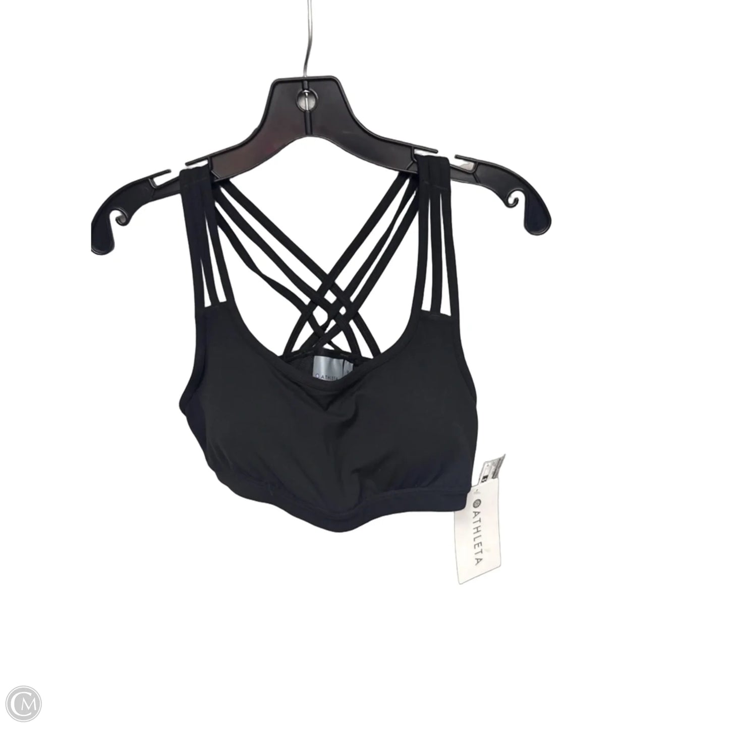 Athletic Bra By Athleta In Black, Size: M