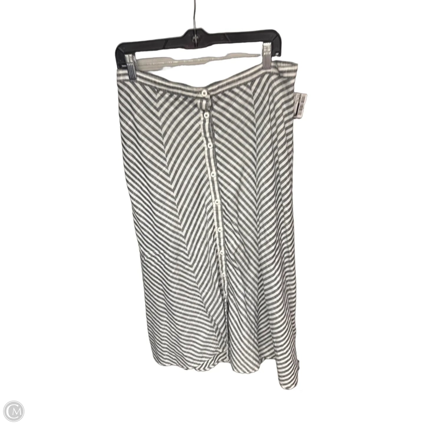 Skirt Maxi By Max Studio In Striped Pattern, Size: L