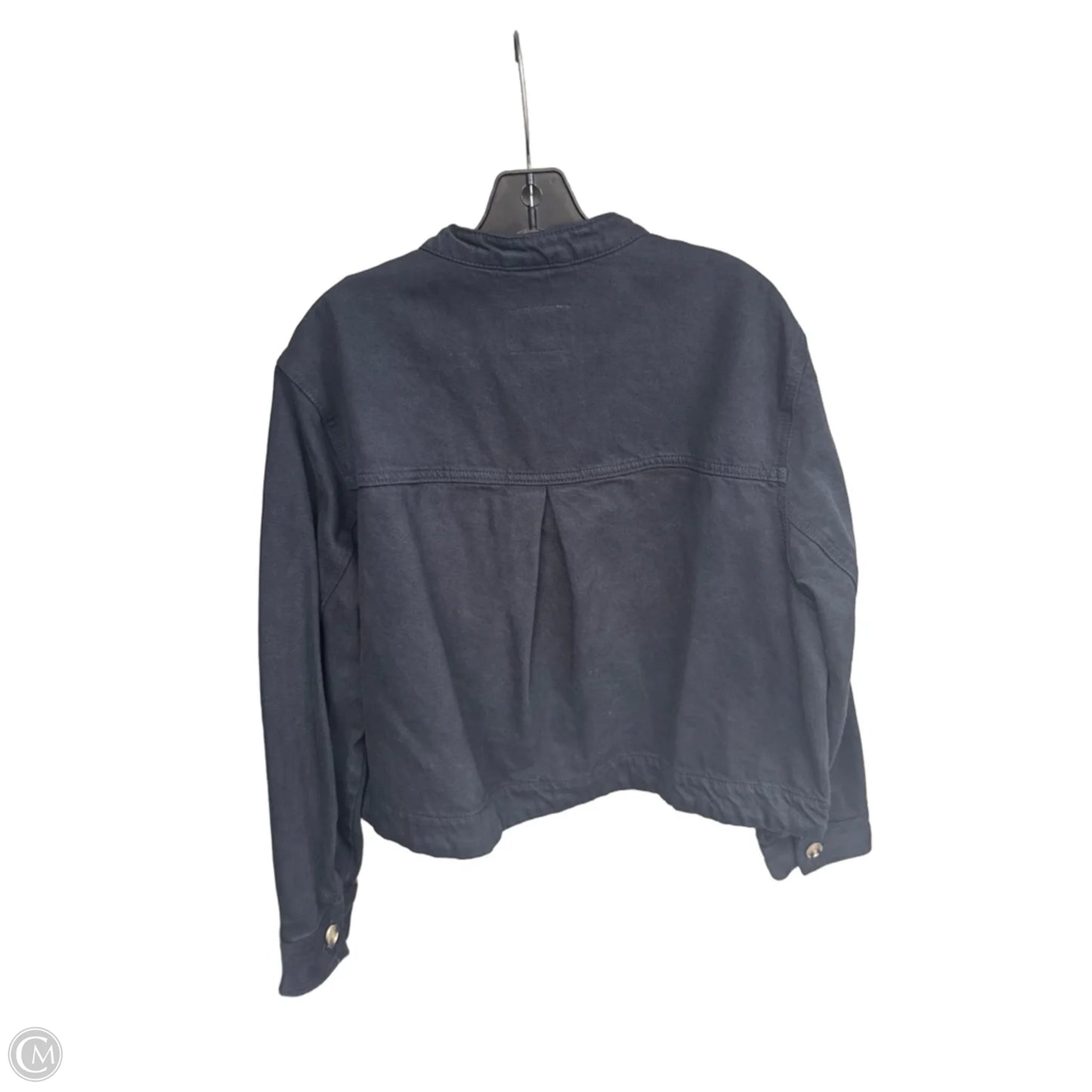 Jacket Denim By H&m In Black Denim, Size: L