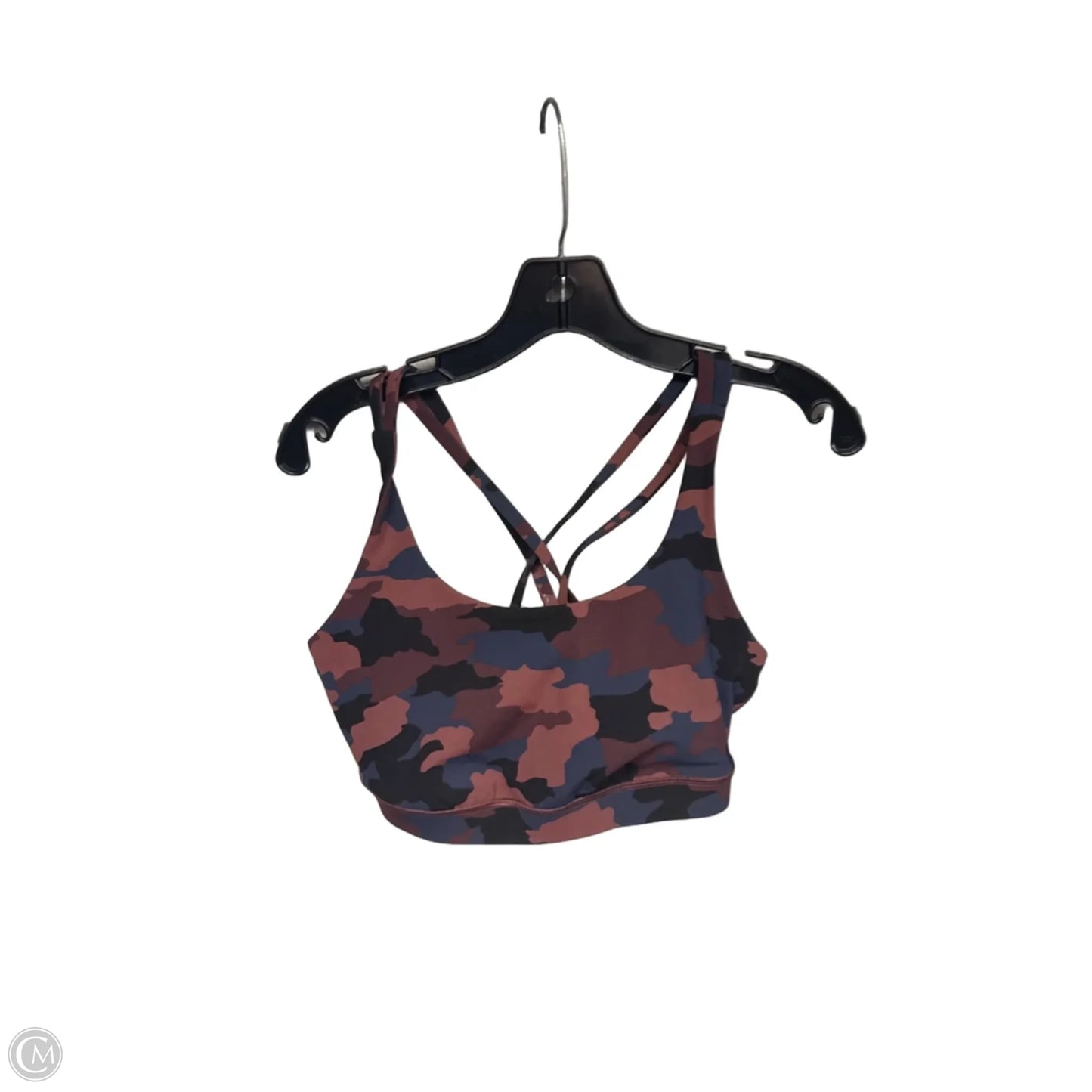 Athletic Bra By Lululemon In Camouflage Print, Size: 12