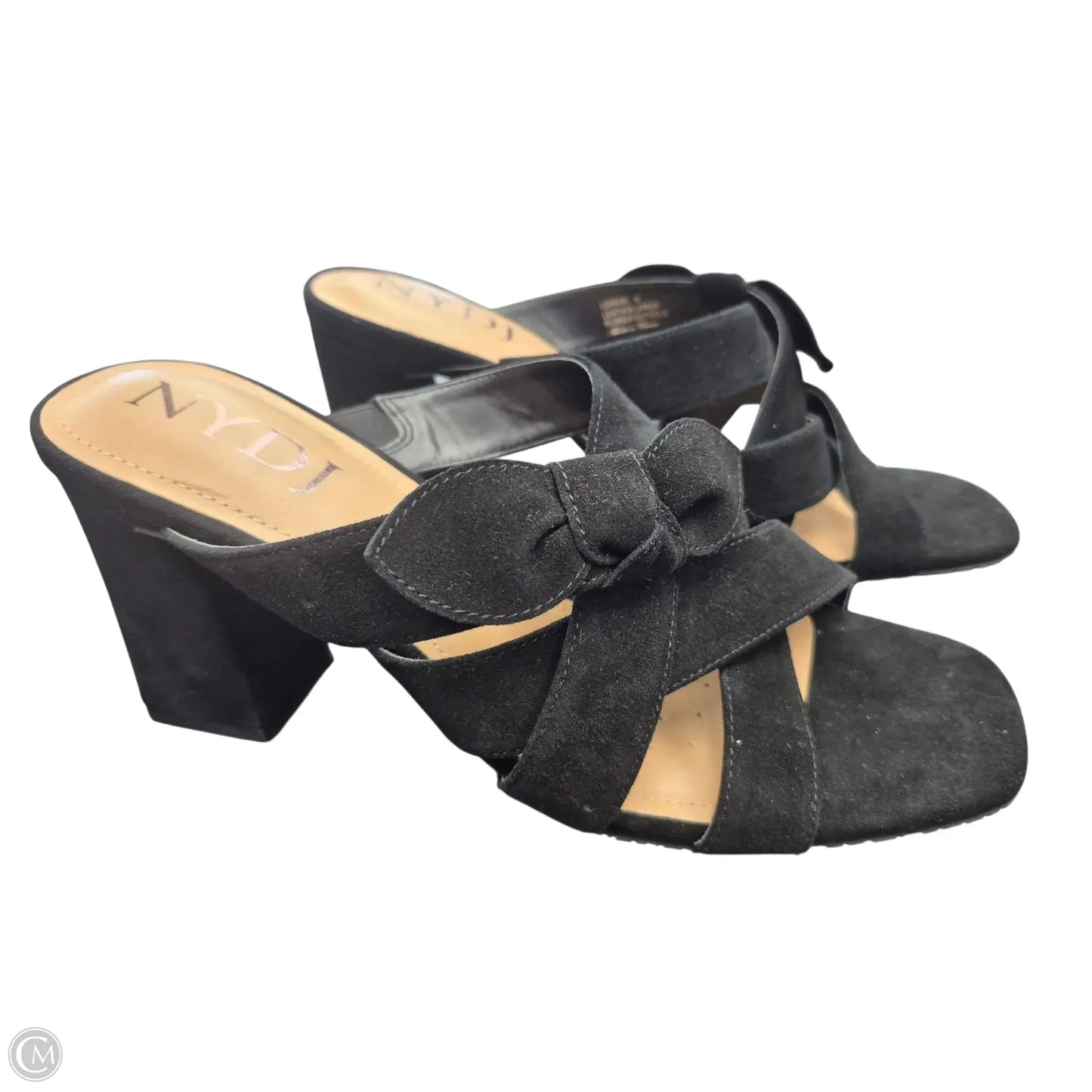 Sandals Heels Block By Not Your Daughters Jeans In Black, Size: 9