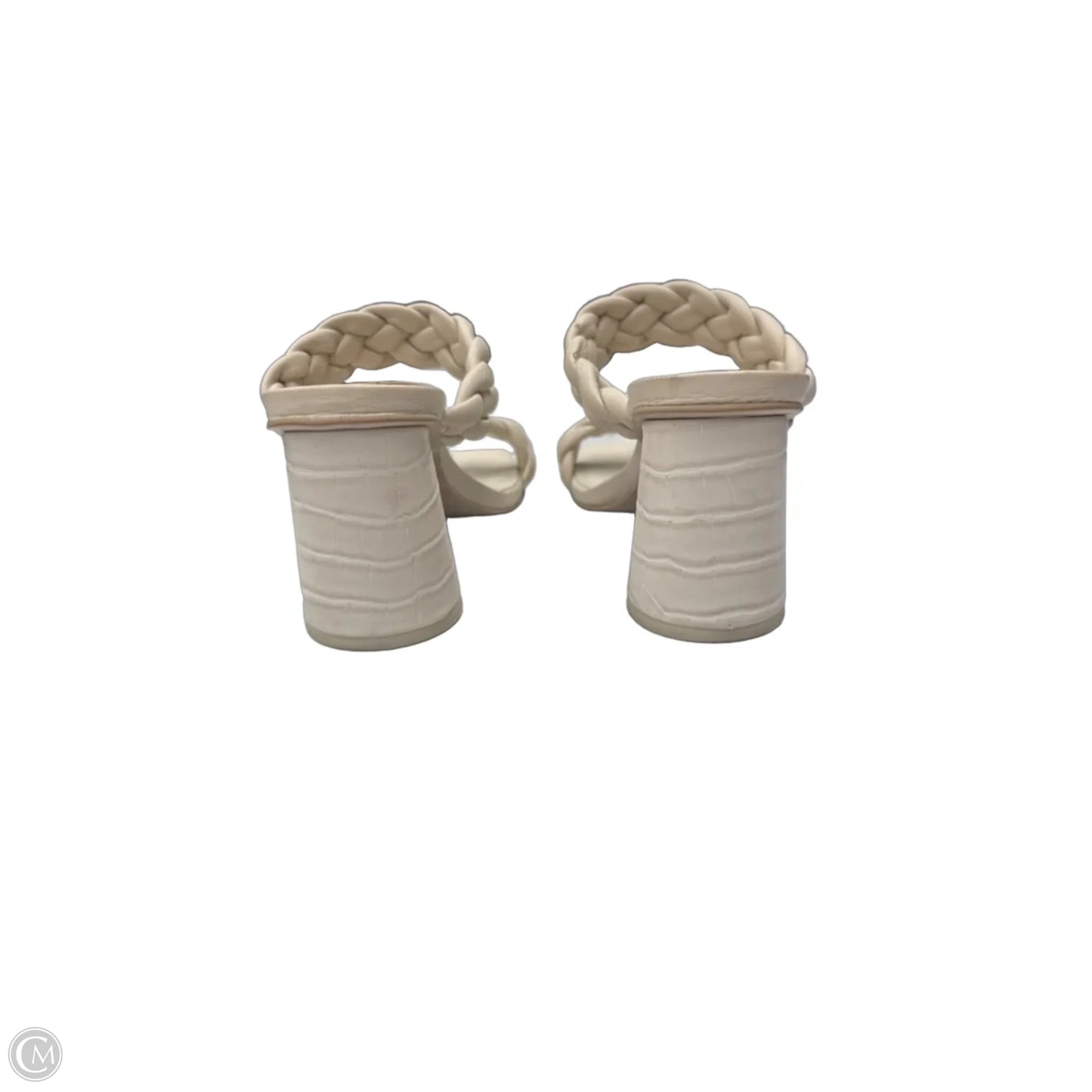 Sandals Heels Block By Dolce Vita In Ivory, Size: 6