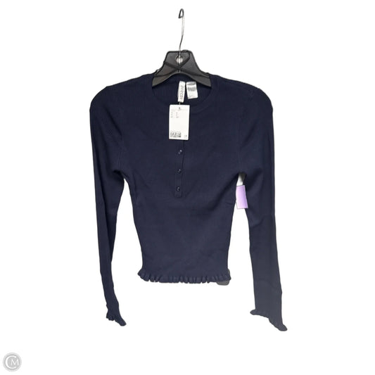 Top Long Sleeve By Divided In Blue, Size: Xl