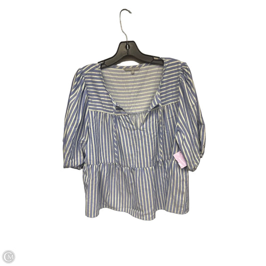 Top Short Sleeve By Clothes Mentor In Striped Pattern, Size: 12
