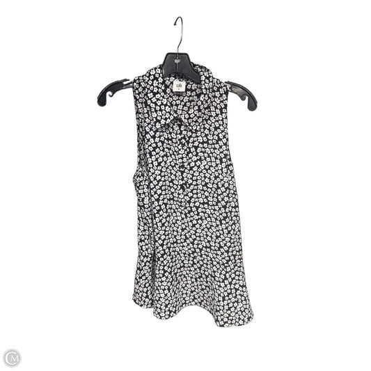 Top Sleeveless By Cabi In Floral Print, Size: M