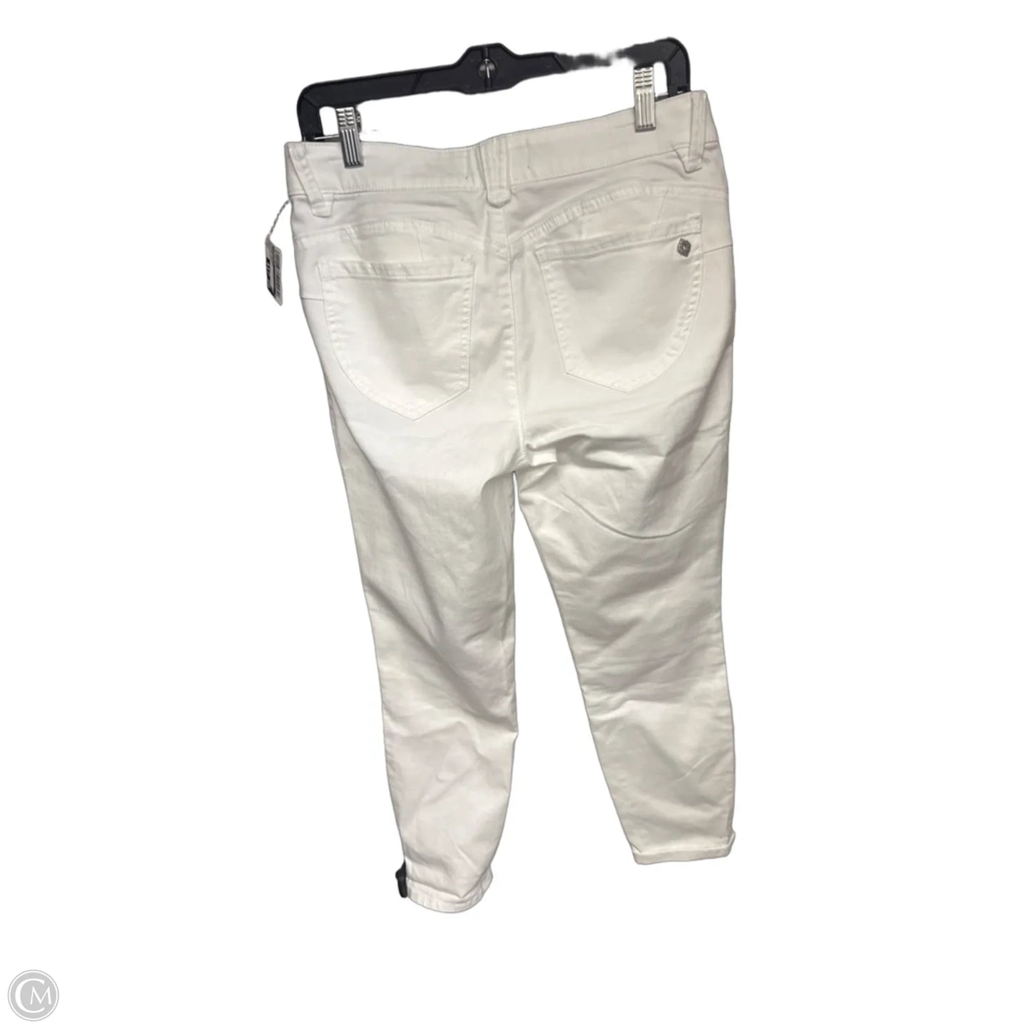 Jeans Skinny By Democracy In White Denim, Size: 8